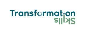 Projektlogo Transformationskills, das Logo verlinkt zudem auf die Website www.transformationskills.at